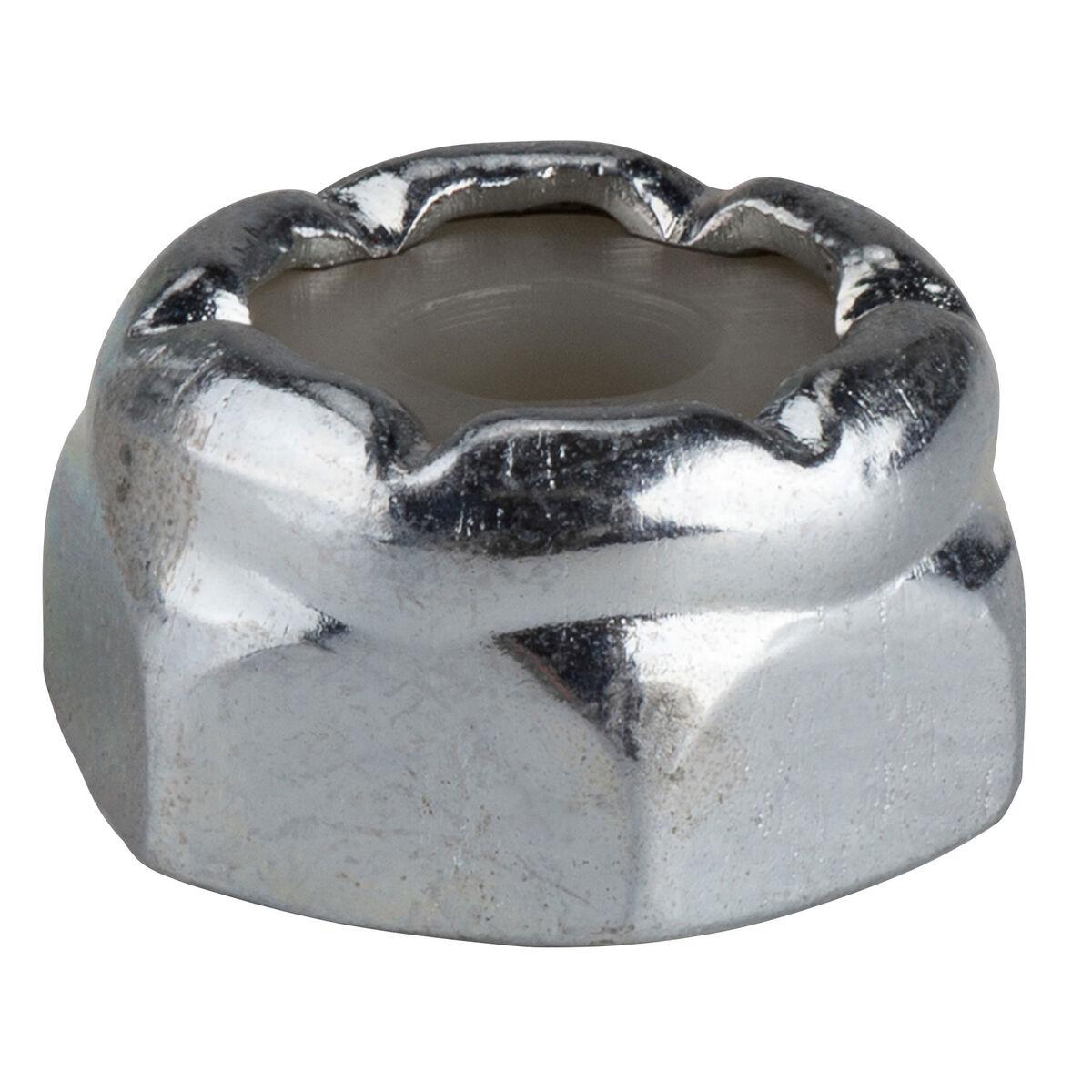 4-40 Nylock Locknut with Nylon Insert Zinc - 100 Pcs.